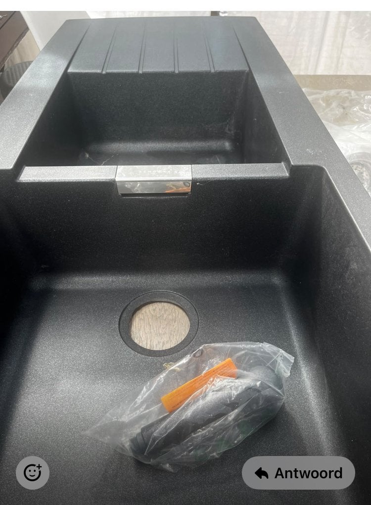 Schock spoelbak met uitrekbare douchekop. Alles inbegrepen, Huis en Inrichting, Ophalen, Nieuw