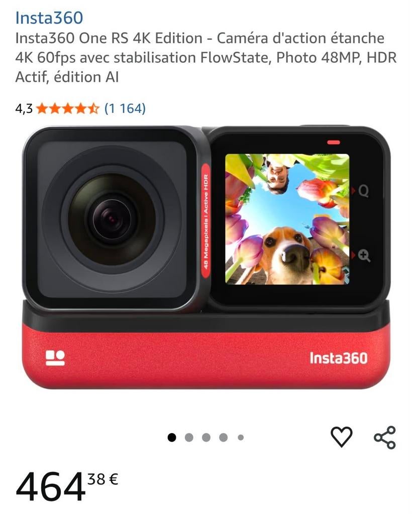 GO PRO ONE RS  4K NOUVELLE JAMAIS UTILISÉE AVEC CARTE, Enlèvement ou Envoi