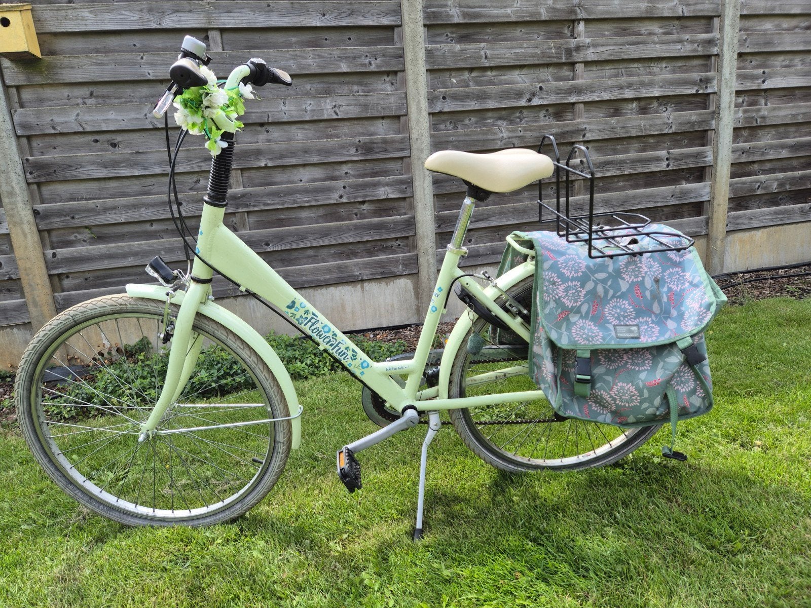 Meisjesfiets Flower Fun 26 inch, Gebruikt, Velgrem, Minder dan 47 cm, Ophalen