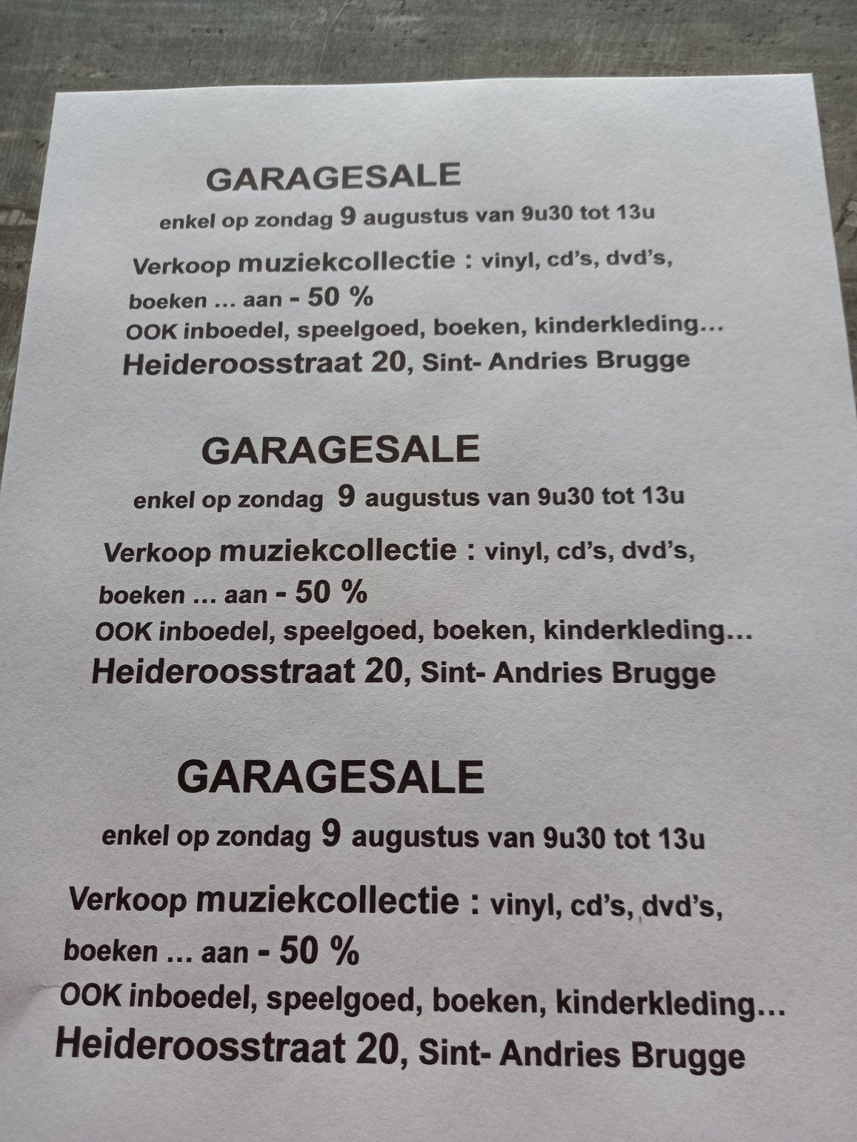garageverkoop speelgoed en vinyl, cd's, Ophalen