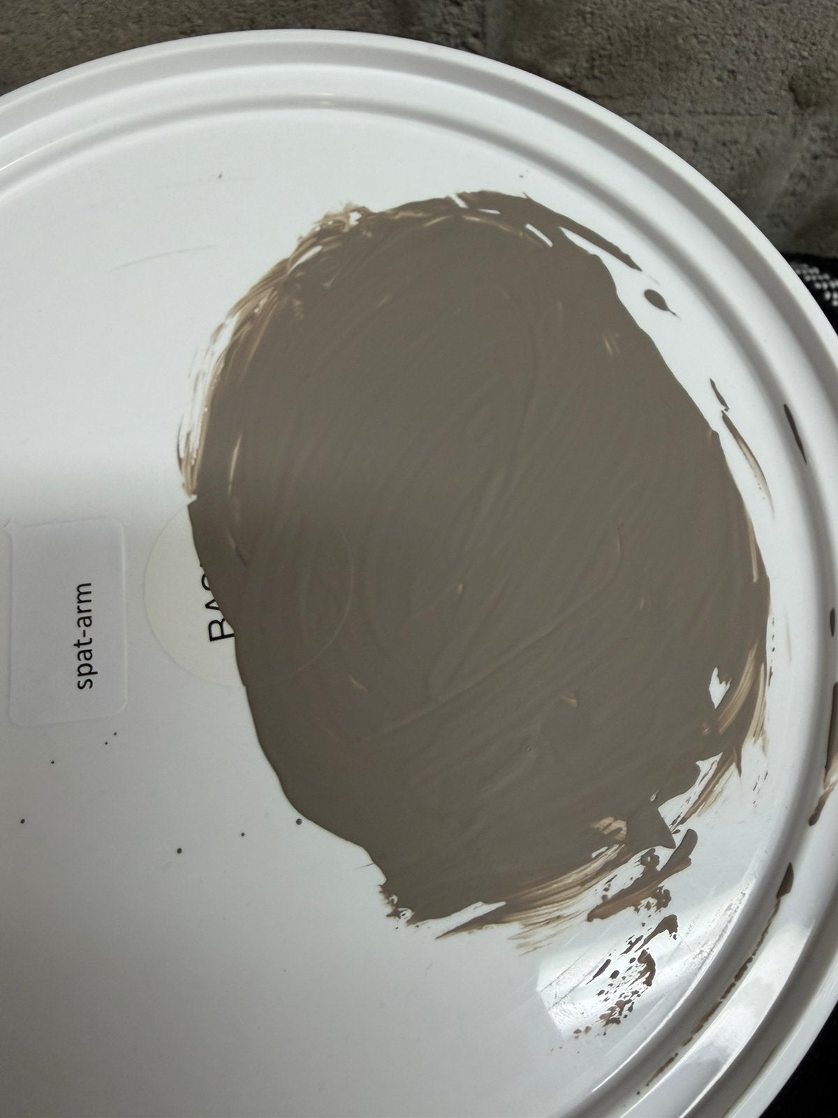 Donker taupekleurige muurverf voor binnen en buiten 5liter, Ophalen, Nieuw, Acrylverf