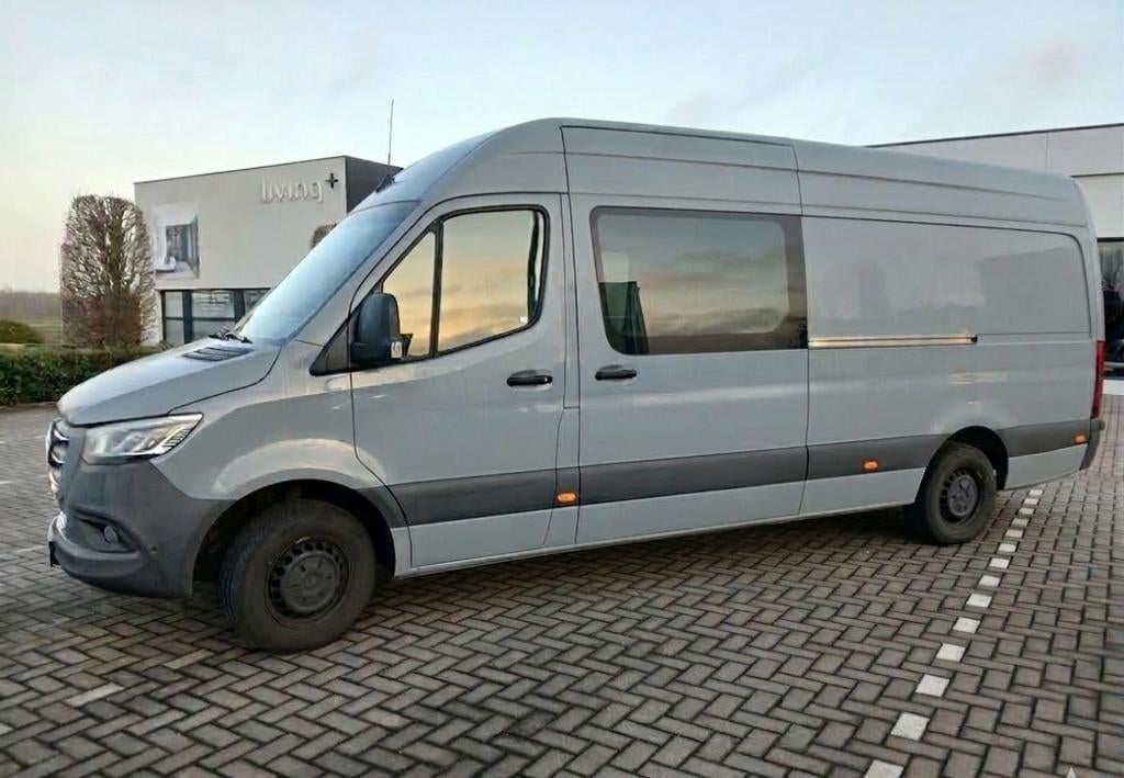 Mercedes sprinter 316 dubbel cabine  inclusief btw, Automaat, Stof, 4 cilinders, Particulier