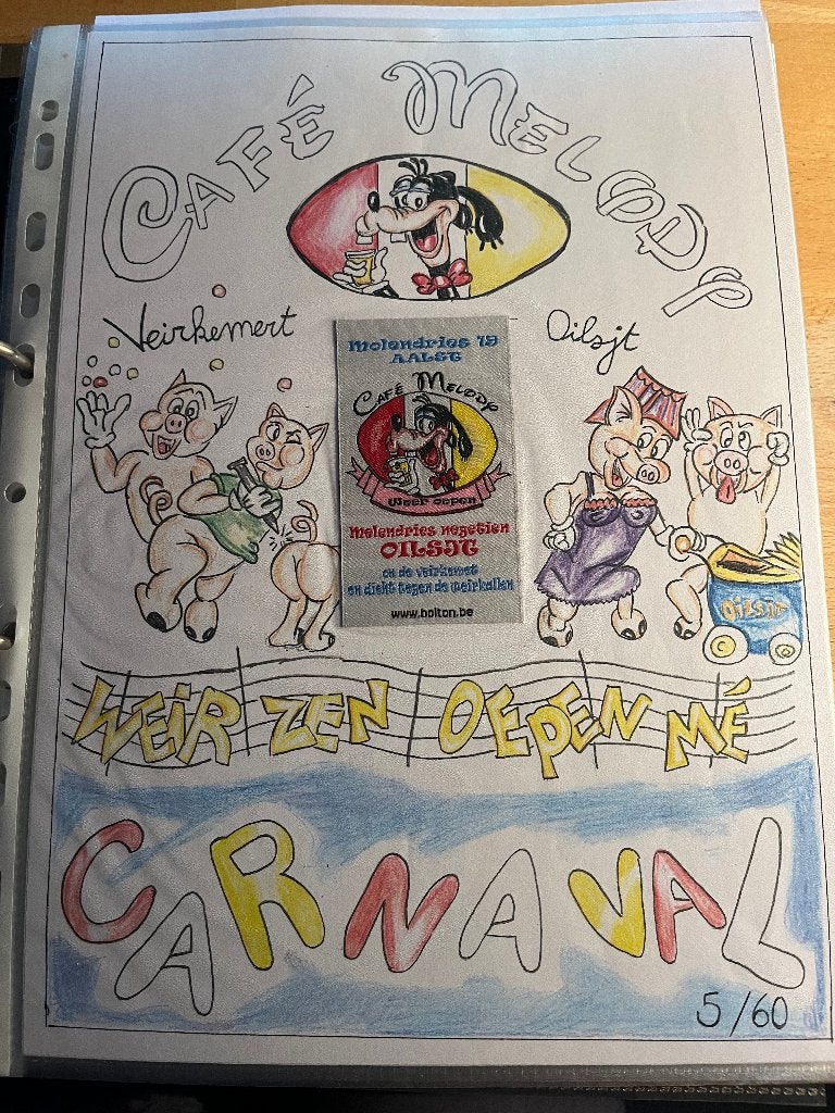 Aalst carnaval nominette / bolton, Verzamelen, Overige Verzamelen, Ophalen