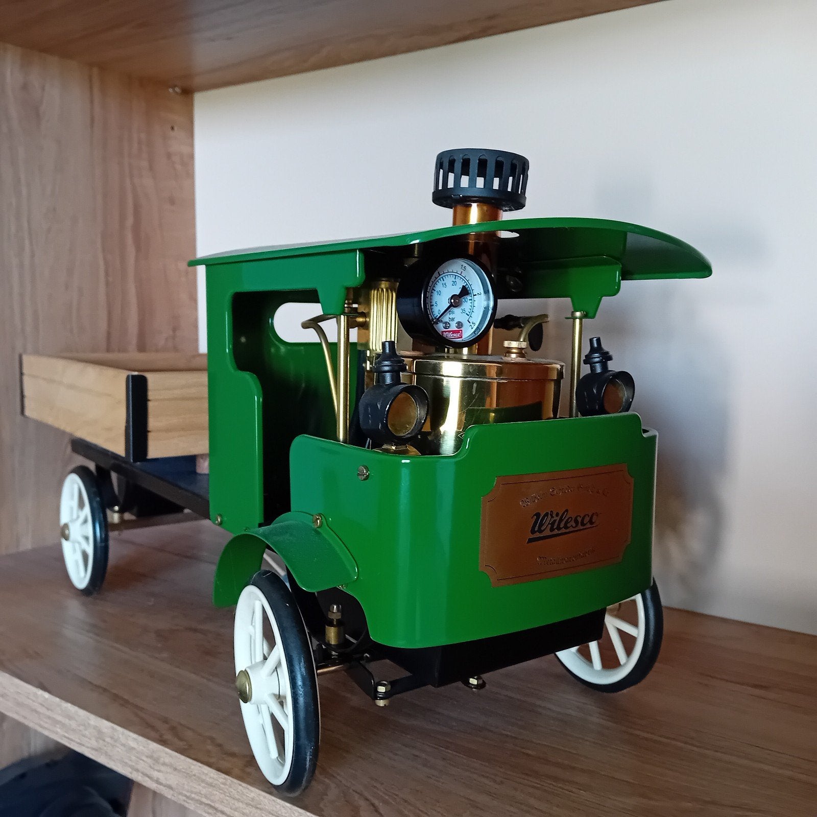 Wilesco D320 Camion à vapeur, Ophalen