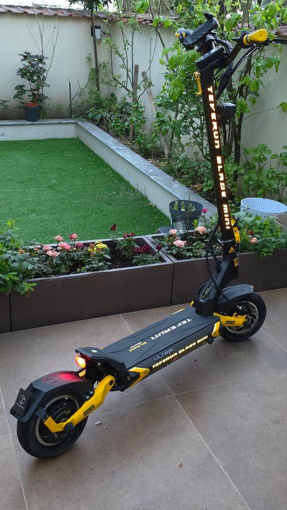 Trotinette electrique Teverun blade mini ultra gold, Vélos & Vélomoteurs, Trottinettes