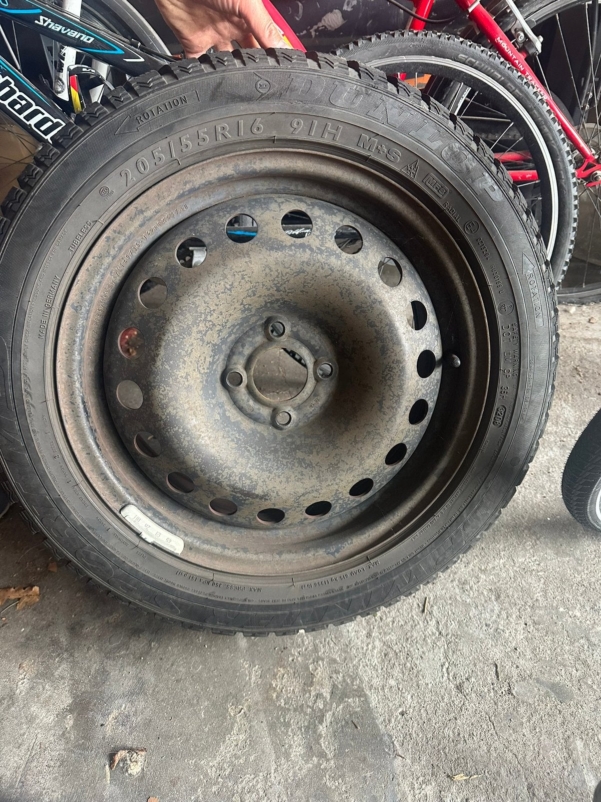 4 winterbanden R16, Autos : Divers, Remorques Pièces, Enlèvement, Utilisé