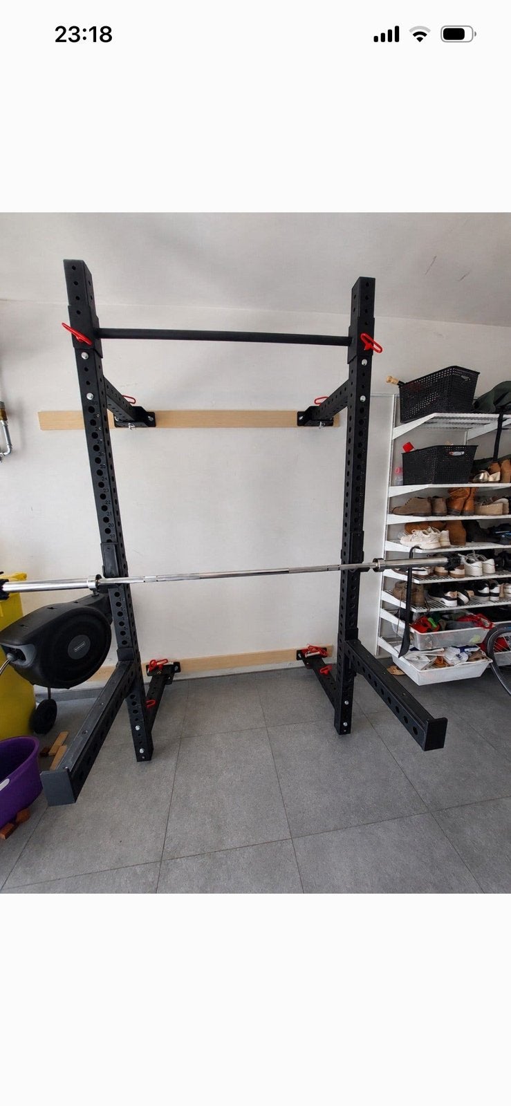 Strongman inklapbaar power rack, Ophalen, Gebruikt