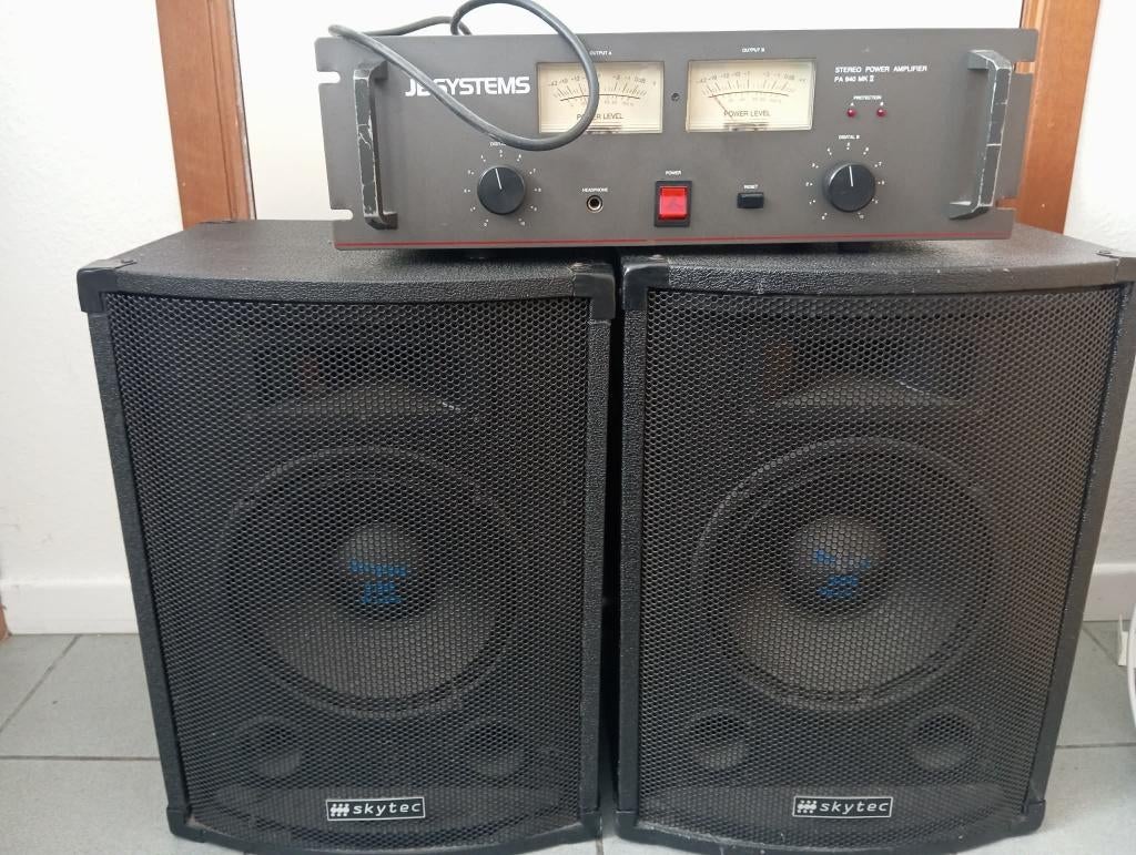 Geluidsboxen plus versterker, Audio, Tv en Foto, Luidsprekerboxen, Ophalen