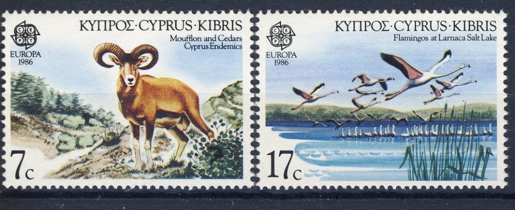 Cyprus 1986 - CEPT nr 655 - 656 **, Verzenden, Overige landen, Postfris