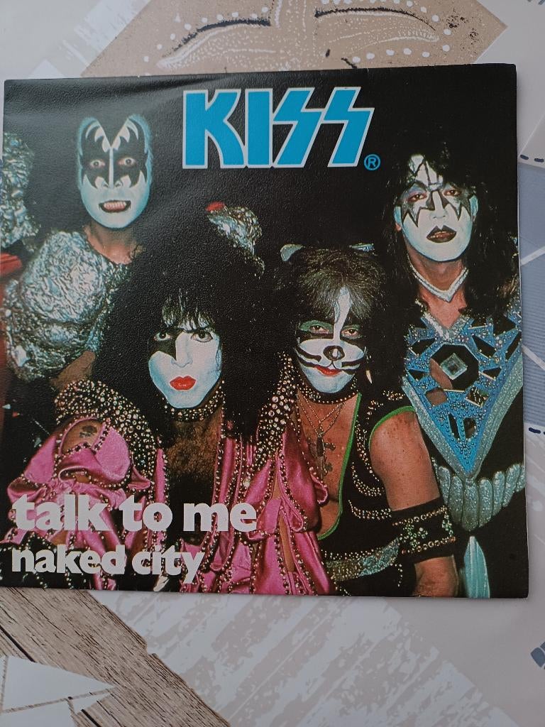 Kiss – Talk To Me  1980 Hard - Glam Rock MINT  TOP, Cd's en Dvd's, 7 inch, Ophalen of Verzenden, Rock en Metal, Single