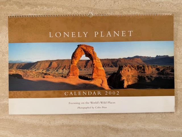 Nieuwe kalender 2002 "LONELY PLANET" (nr4993), Ophalen of Verzenden, Overige typen