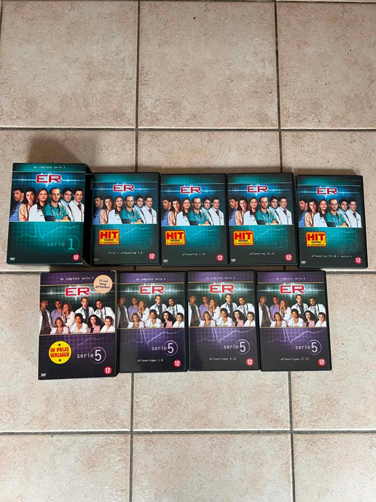 ER dvd’s seizoen 1 en 5, Ophalen of Verzenden, Zo goed als nieuw