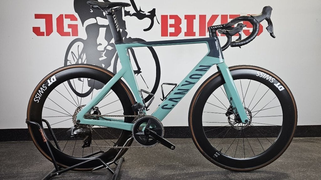 racefiets canyon aeroad CF SLX 7 disc Rival axs (2023), Ophalen, Zo goed als nieuw