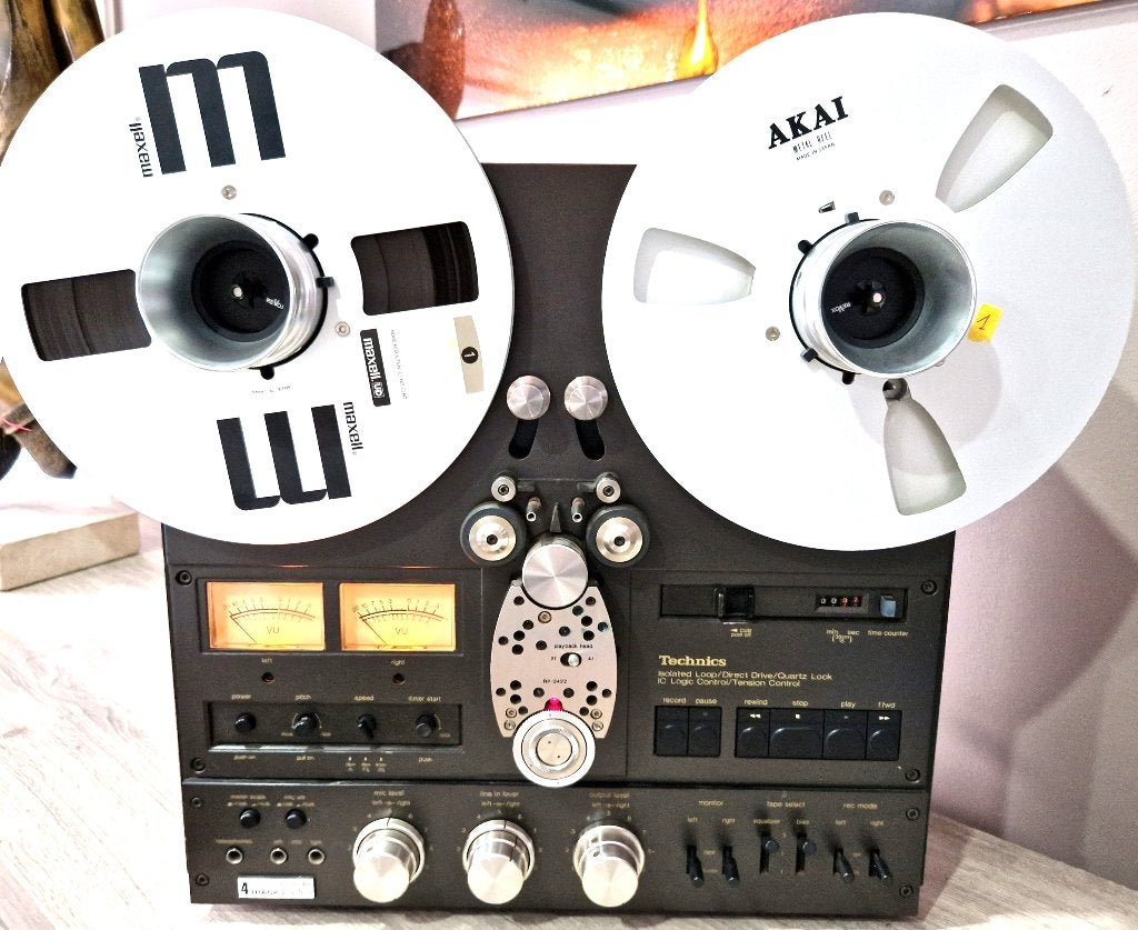 Magnétophone à bandes Technics RS-1506 (Direct Drive), Enlèvement, Magnétophone, Avec bandes