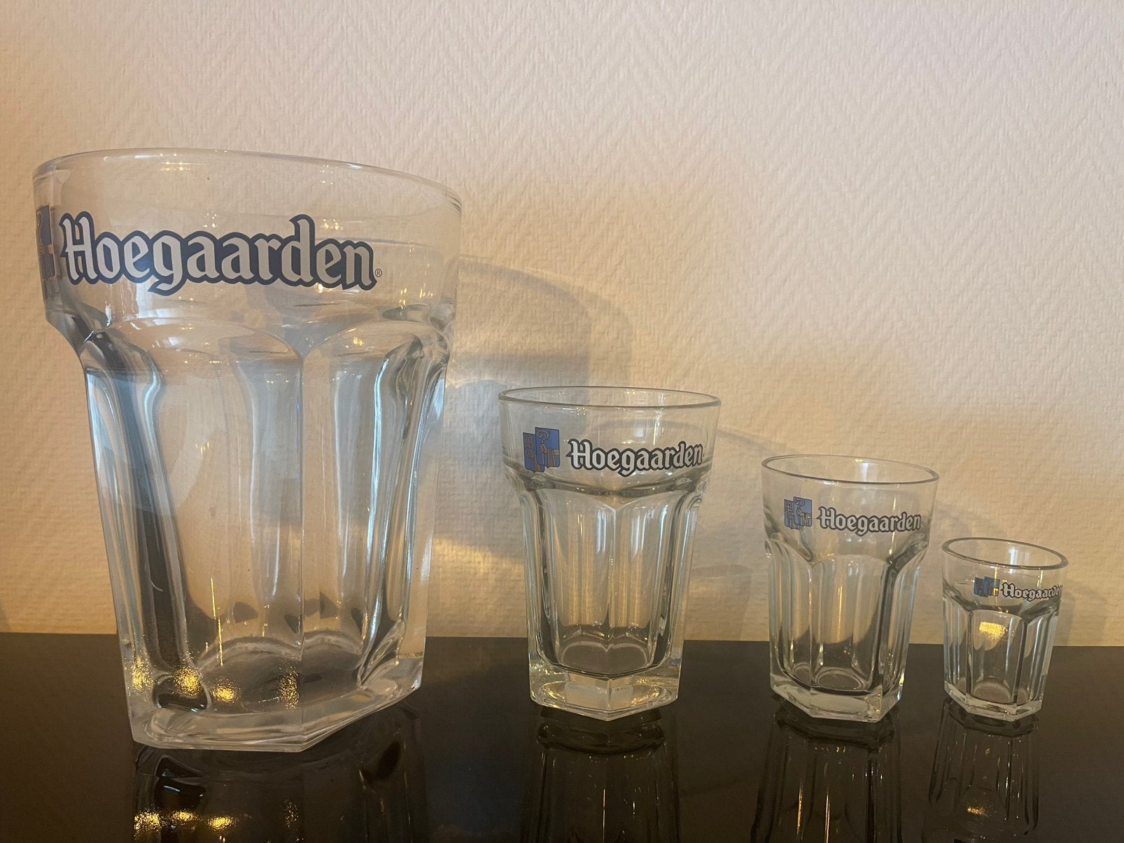 Collection de verres Hoegaarden, Collections, Enlèvement, Comme neuf