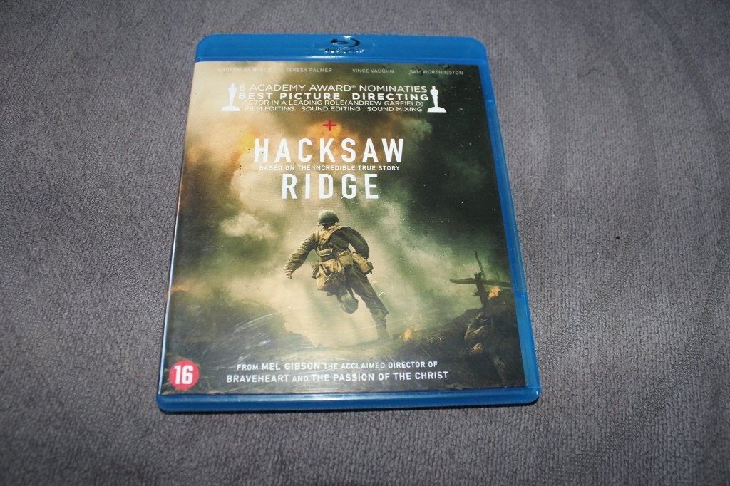 Blu-ray Hacksaw Ridge, Cd's en Dvd's, Blu-ray, Gebruikt, Vanaf 16 jaar, Film, Drama