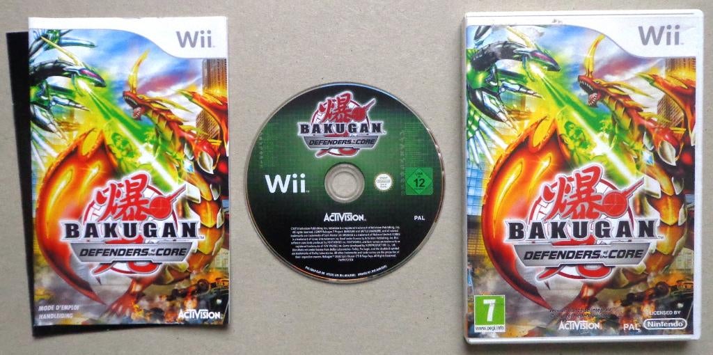 Bakugan Defenders of the Core voor de Nintendo Wii Compleet, Games en Spelcomputers, Ophalen of Verzenden, Zo goed als nieuw