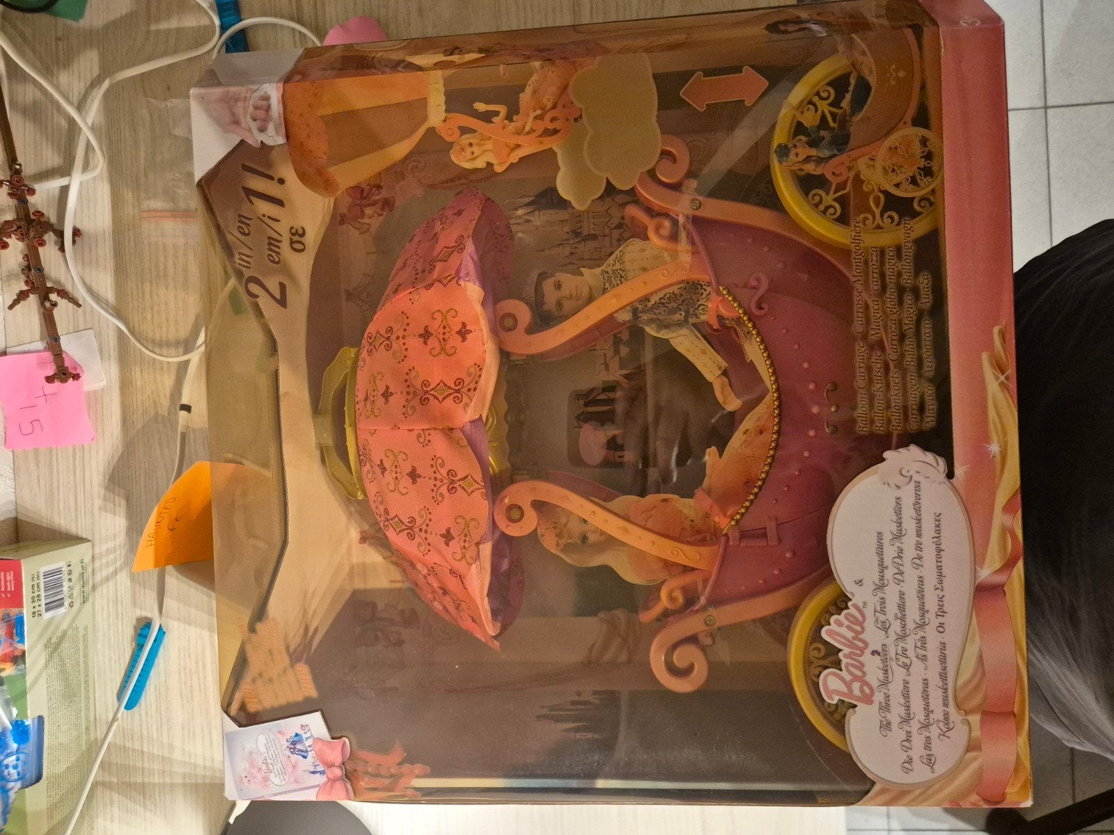 Barbie Three Musketeers Magical Balloon Carriage, Kinderen en Baby's, Speelgoed | Poppen, Ophalen of Verzenden, Nieuw, Barbie