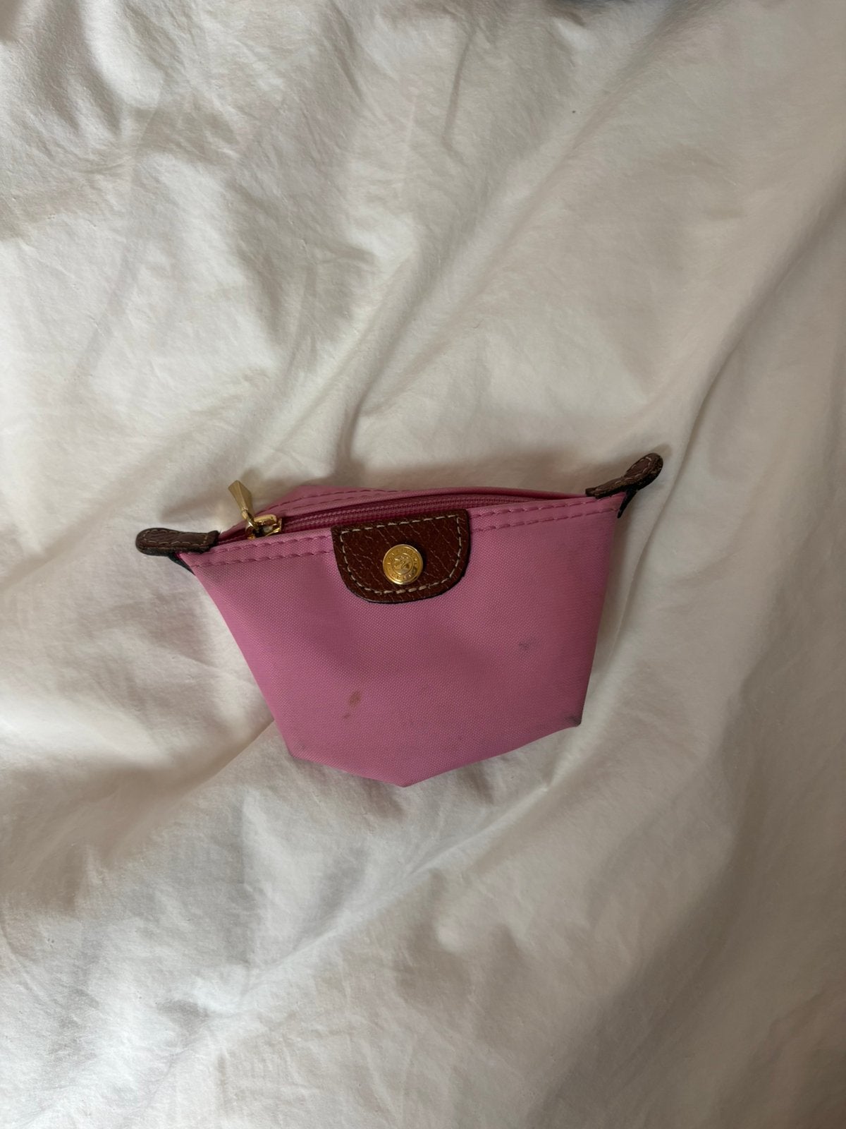 Longchamp roze portefeuille, Enlèvement ou Envoi, Comme neuf, Rose