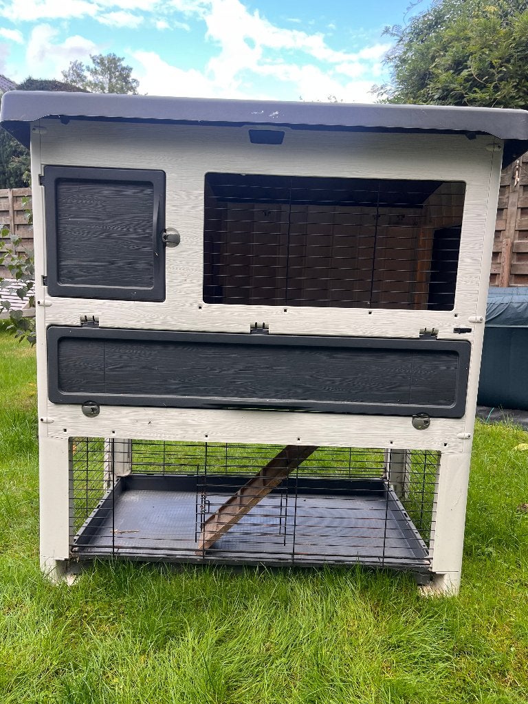 Konijnenhok, Animaux & Accessoires, Niche, 75 à 110 cm, Enlèvement, Utilisé