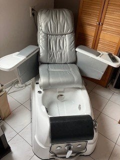 Spa/pedicure stoel, Sport en Fitness, Massageproducten, Gebruikt, Massagestoel of Kussen, Ophalen