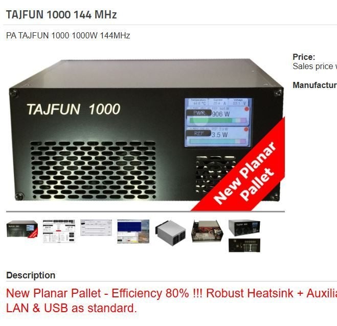 Amplifier 2m 144 MHz, Télécoms, Émetteurs & Récepteurs, Comme neuf, Émetteur et Récepteur, Enlèvement