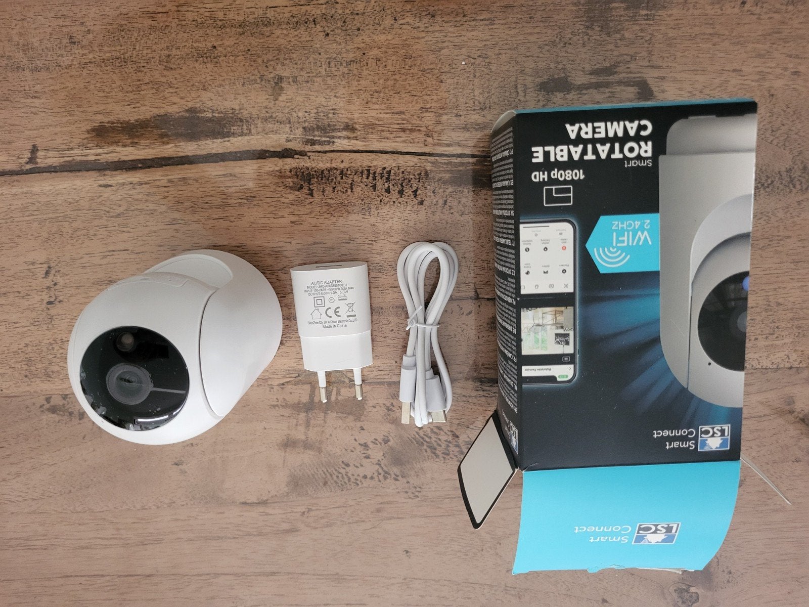 LSC Smart Connect Indoor rotatable camera, Audio, Tv en Foto, Videobewaking, Ophalen of Verzenden, Nieuw, Binnencamera