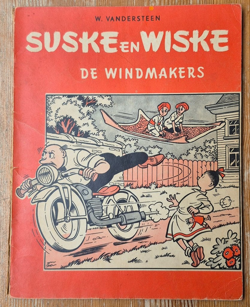 Suske en Wiske MISDRUK 38 De windmakers 1e druk 1960, Livres, BD, Utilisé, Une BD, Enlèvement ou Envoi