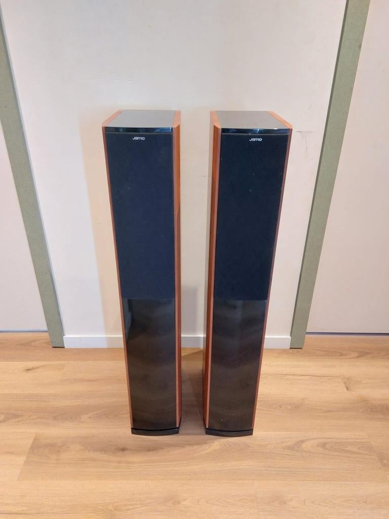 Jamo S606 Vloerstaande Speakers – Kabels inbegrepen, Ophalen, Gebruikt, Overige typen, 120 watt of meer