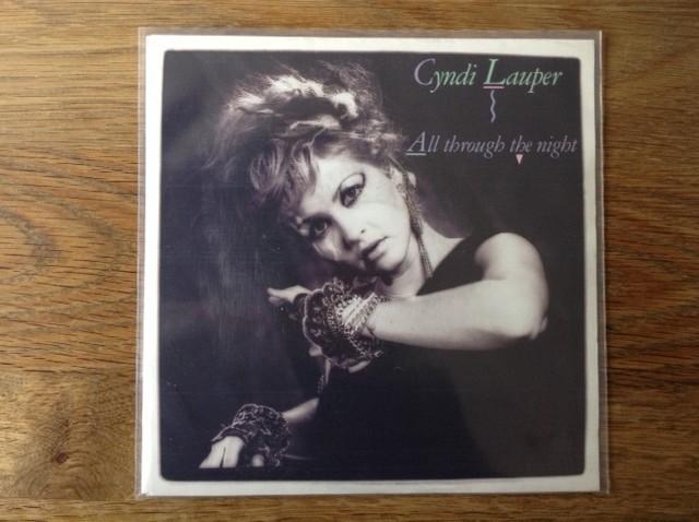 single cyndi lauper, Cd's en Dvd's, 7 inch, Ophalen of Verzenden, Fotohoes, Pop