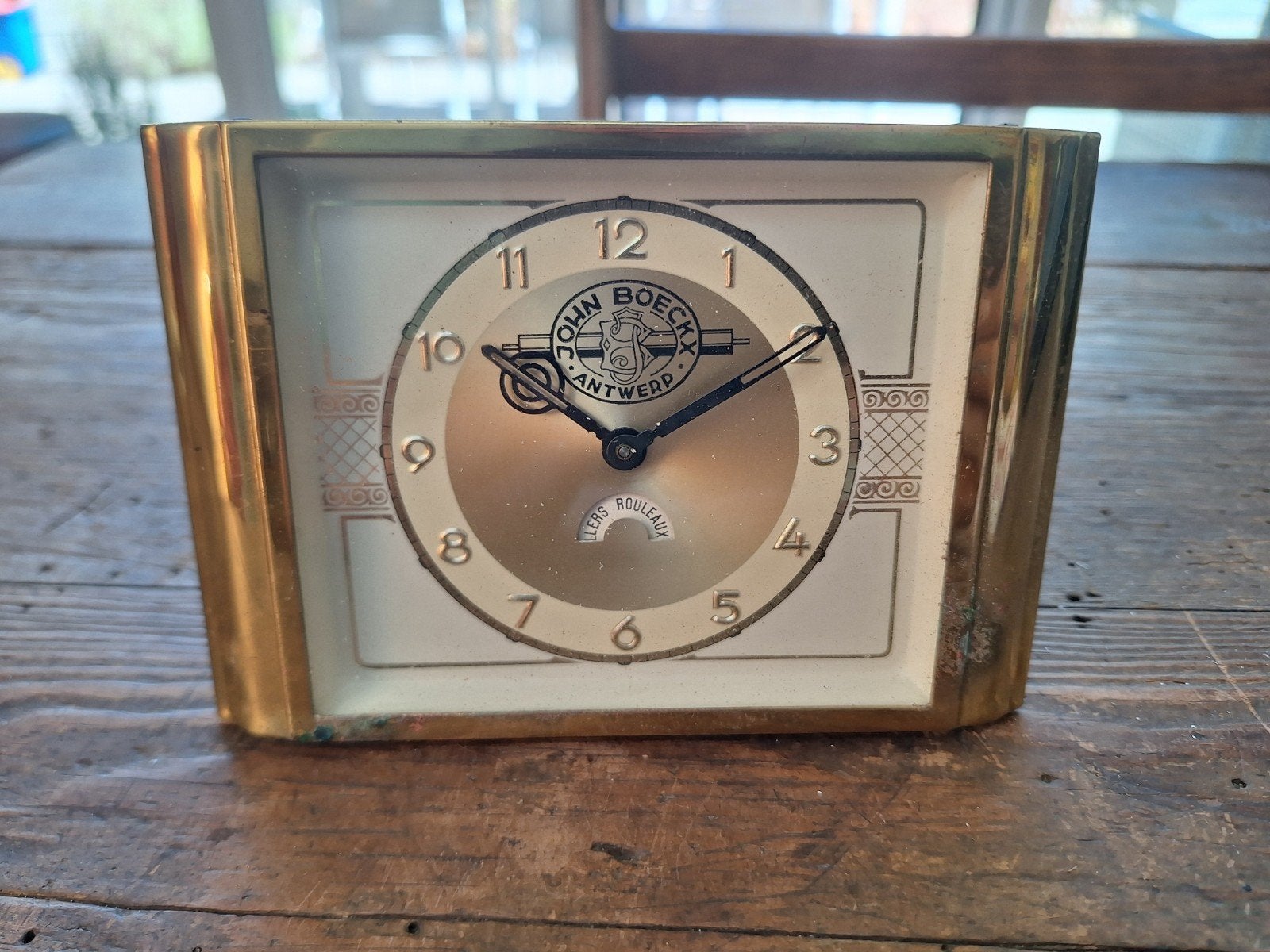 vintage klok John Boeck Antwerp, Ophalen of Verzenden