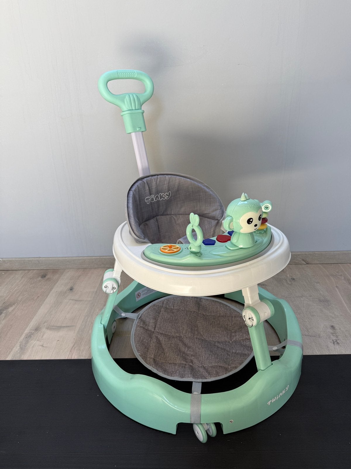 TWINKY Babywalker appelblauwzeegroen, Ophalen of Verzenden, Zo goed als nieuw
