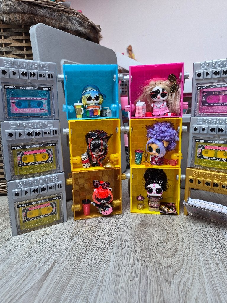 Mooie set LOL Surprise Remix Pets(6 stuks)compleet, Ophalen, Zo goed als nieuw, Overige typen