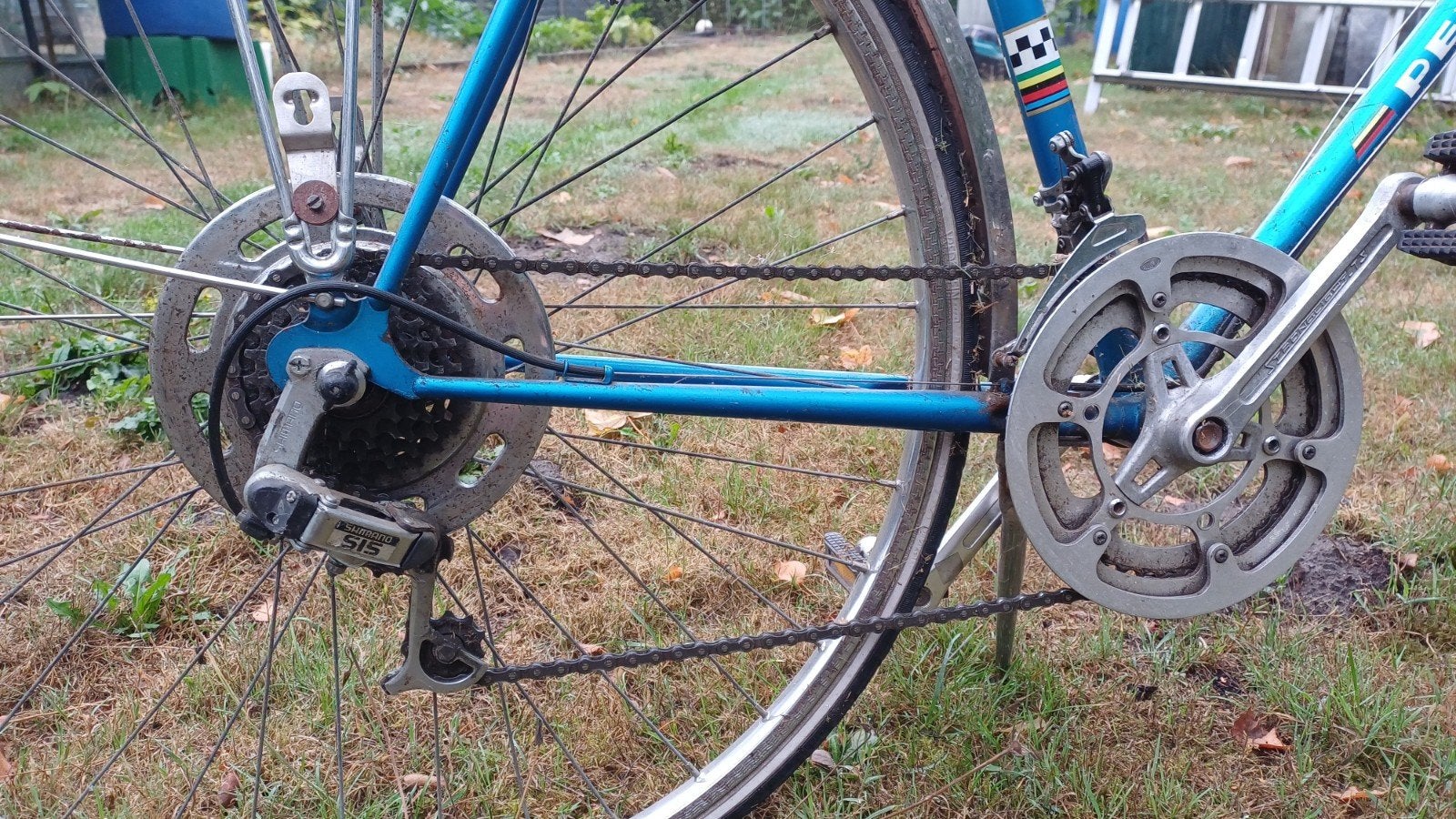 Retro koersfiets Peugeot, Enlèvement