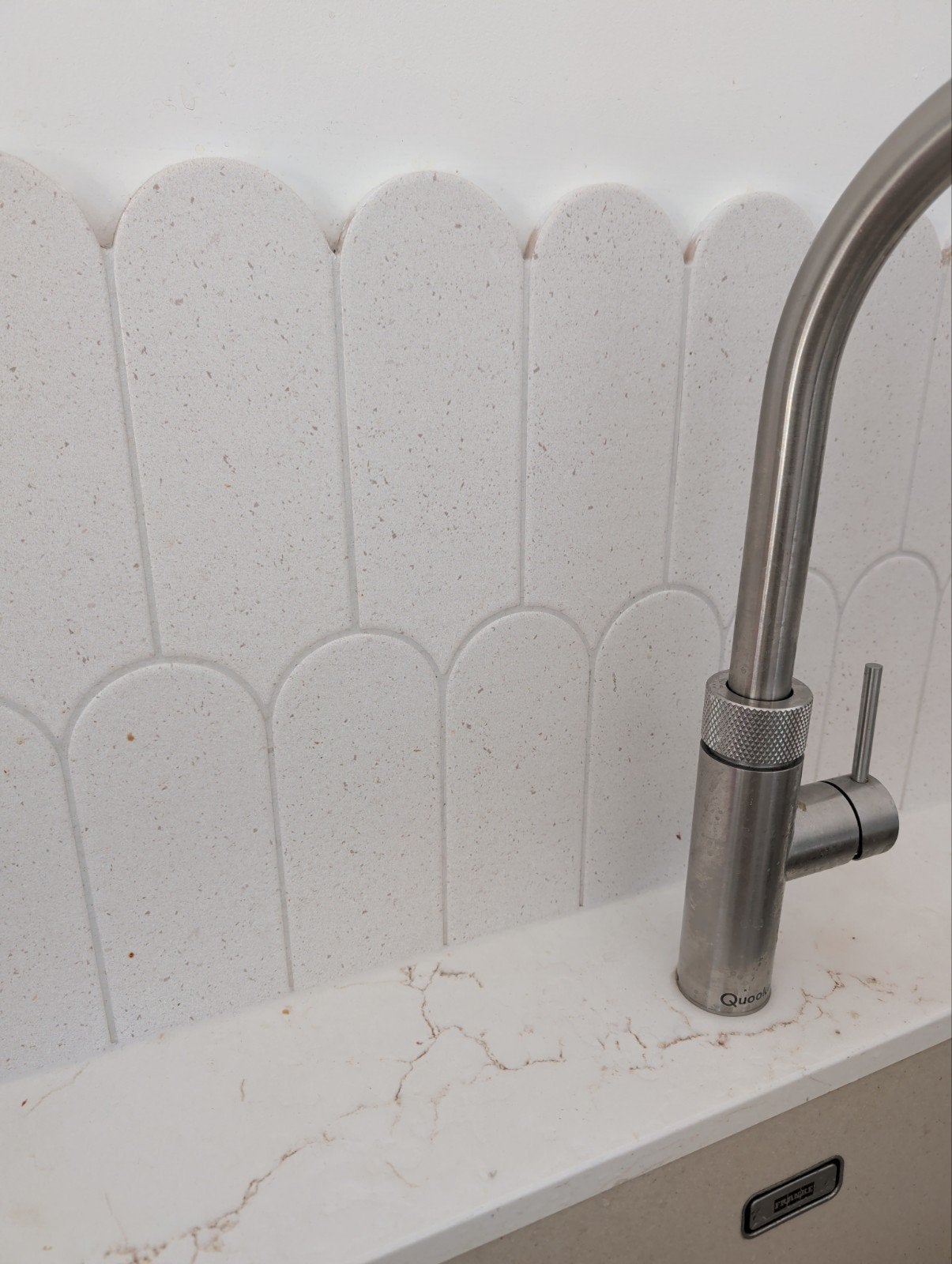 Unieke boogtegel beige - 11,5 m2, Doe-het-zelf en Bouw, Tegels, Ophalen, Nieuw, Minder dan 20 cm, 20 tot 40 cm