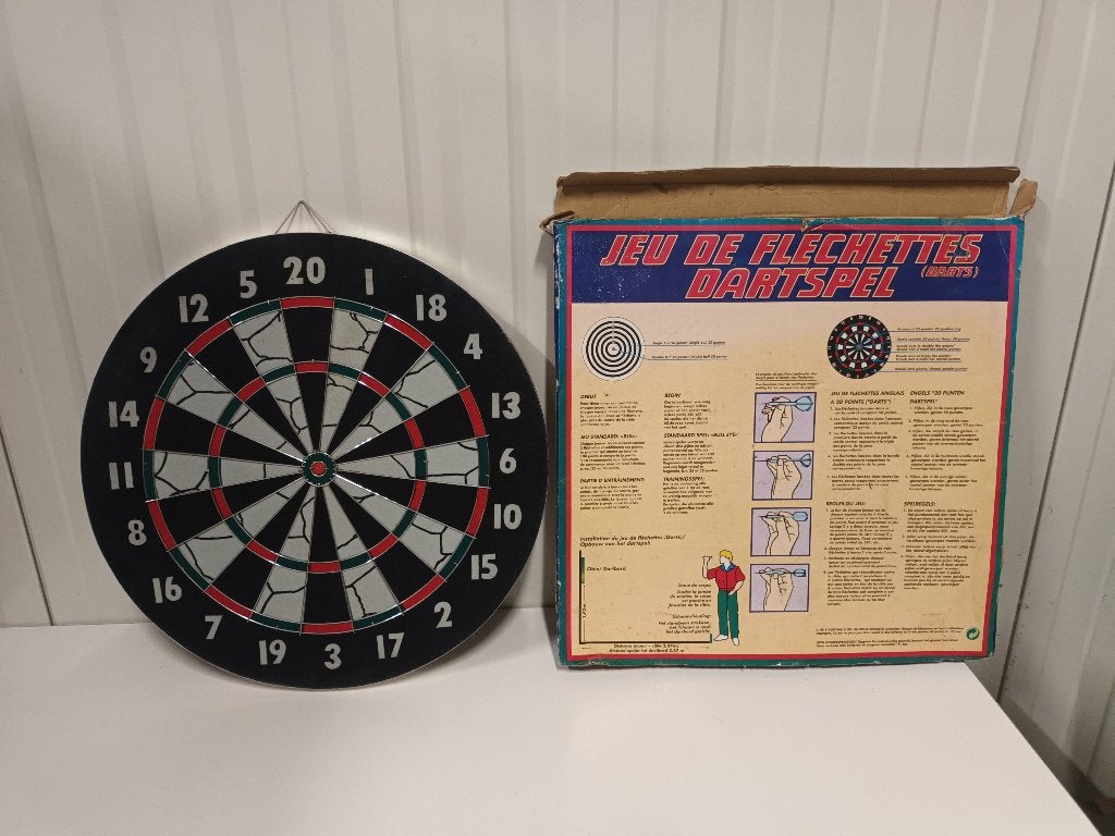 Dubbelzijdig Dartbord, Sport en Fitness, Ophalen of Verzenden, Dartbord