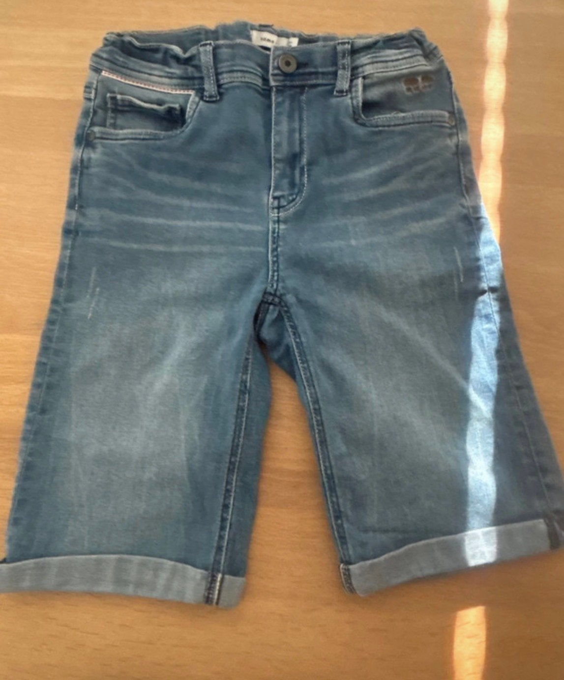 Jeansbermuda, Kinderen en Baby's, Ophalen of Verzenden, Gebruikt, Jongen, Overige typen