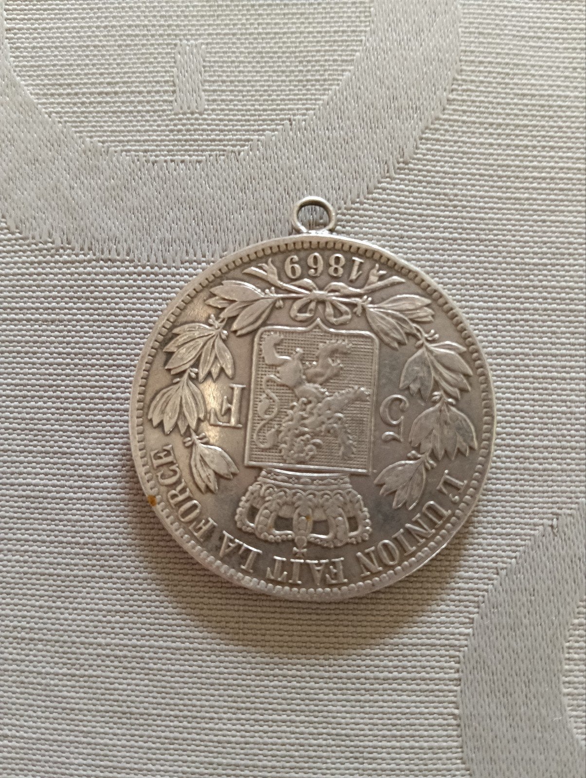 muntstuk Leopold II, Ophalen