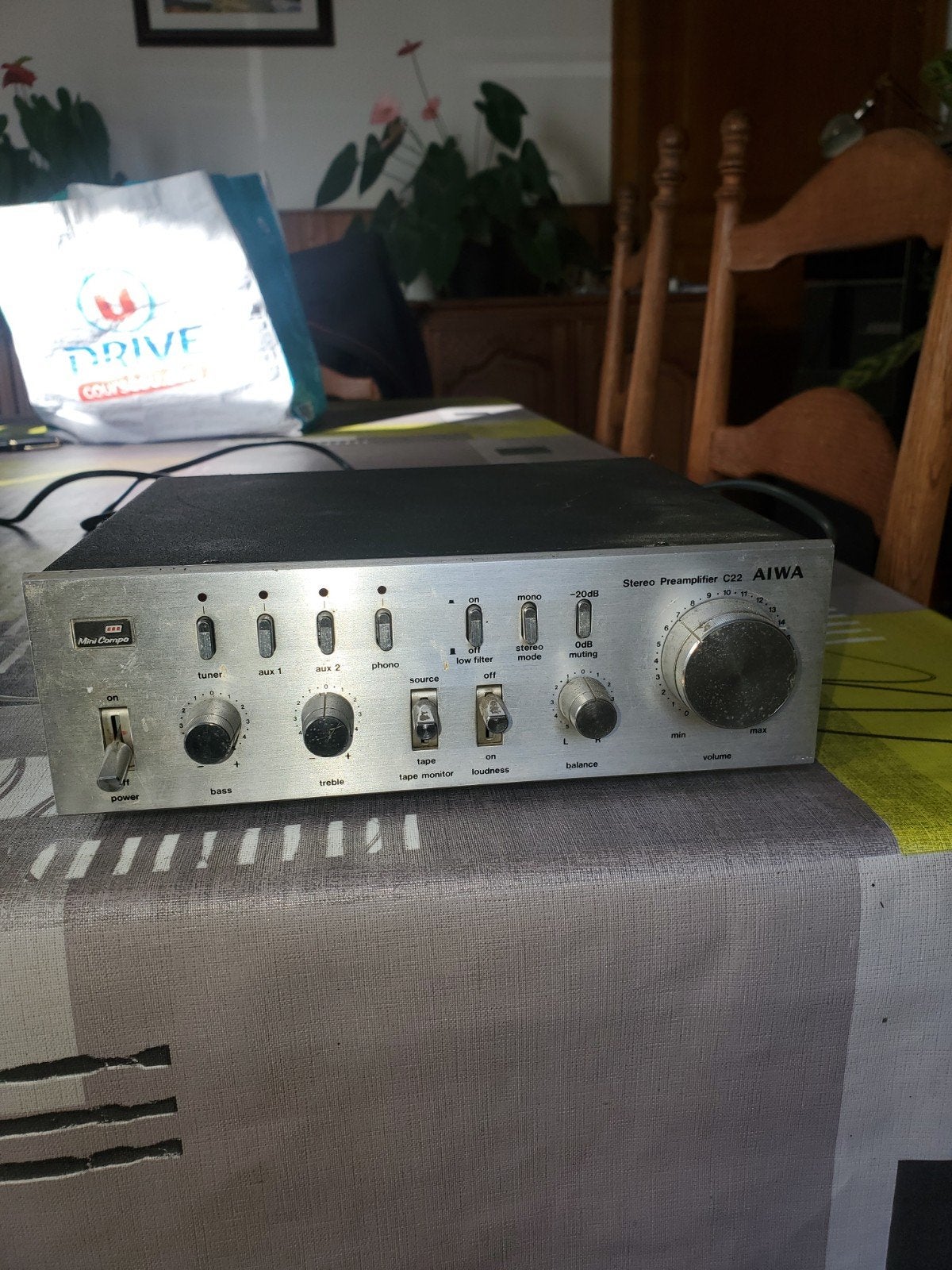préampli Aiwa C22, Verzenden, Gebruikt