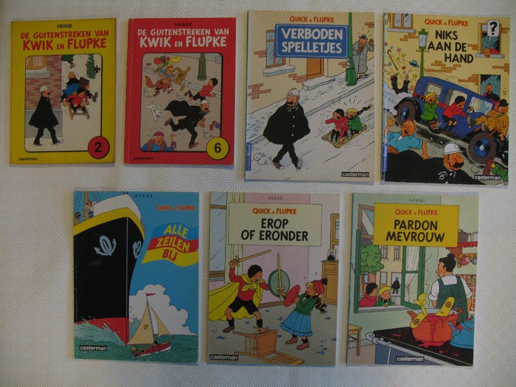 De guitenstreken van Kwik en Flupke, Meerdere stripboeken, Ophalen of Verzenden, Zo goed als nieuw