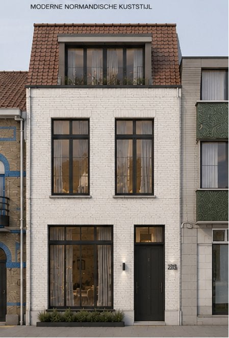 UNIEKE PROJECTGROND 242 m² MET TE RENOVEREN WONING & ZW-TUIN, Maison 2 façades, Province de Flandre-Occidentale, 200 à 500 m²