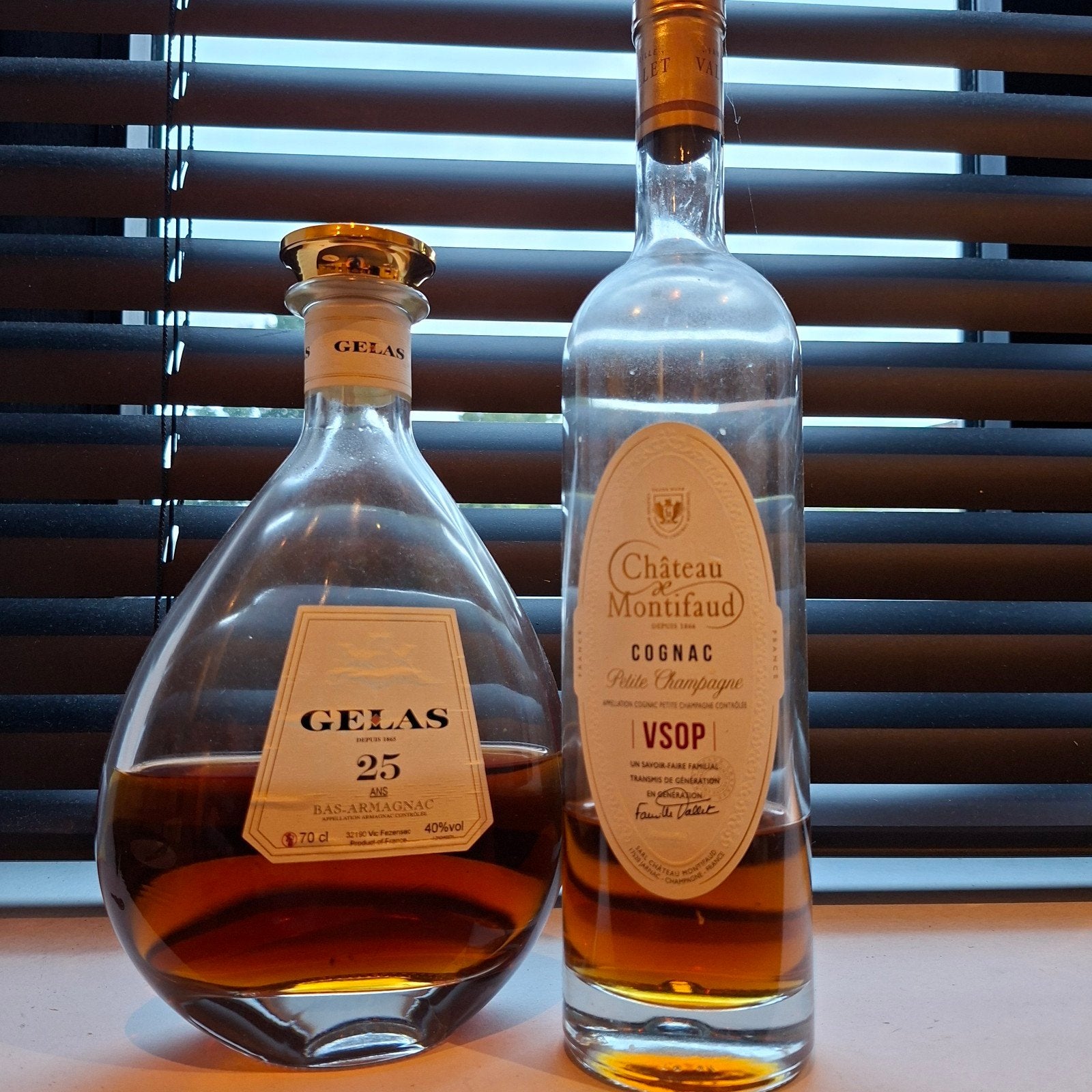 2 Flessen cognac, Ophalen