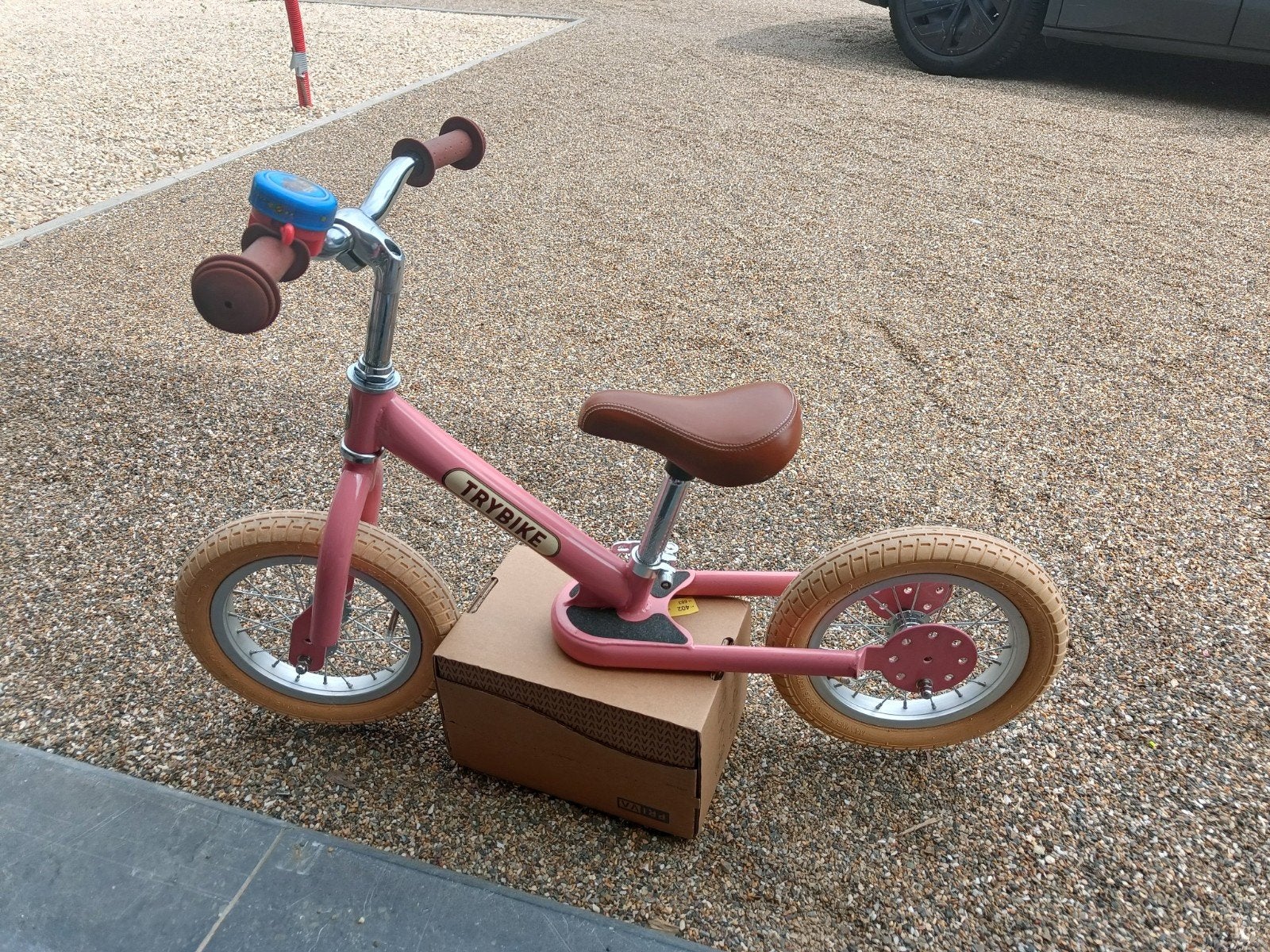 Trybike steel loopfiets pink, Kinderen en Baby's, Ophalen, Loopfiets