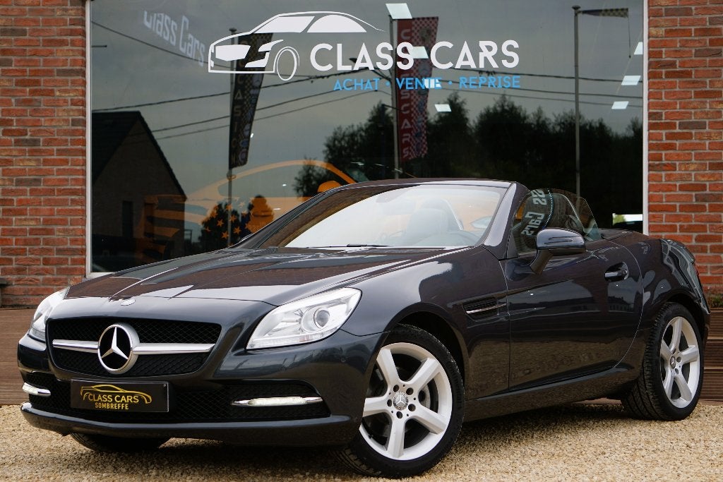 MERCEDES-BENZ SLK 200 AUTO NAVI LED AIRSCARF CARNET COMPLET, Autos, Cuir, Achat, 135 kW, Entreprise