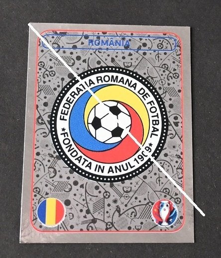 Panini Euro 2016/Emblème de la Roumanie, Envoi, Neuf, Affiche, Image ou Autocollant