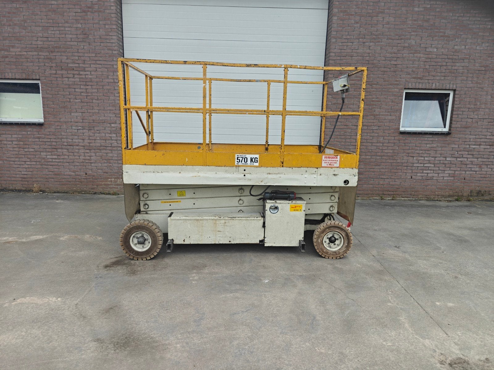 Custers 2658HT schaarlift hoogwerker 10 meter, Ophalen of Verzenden