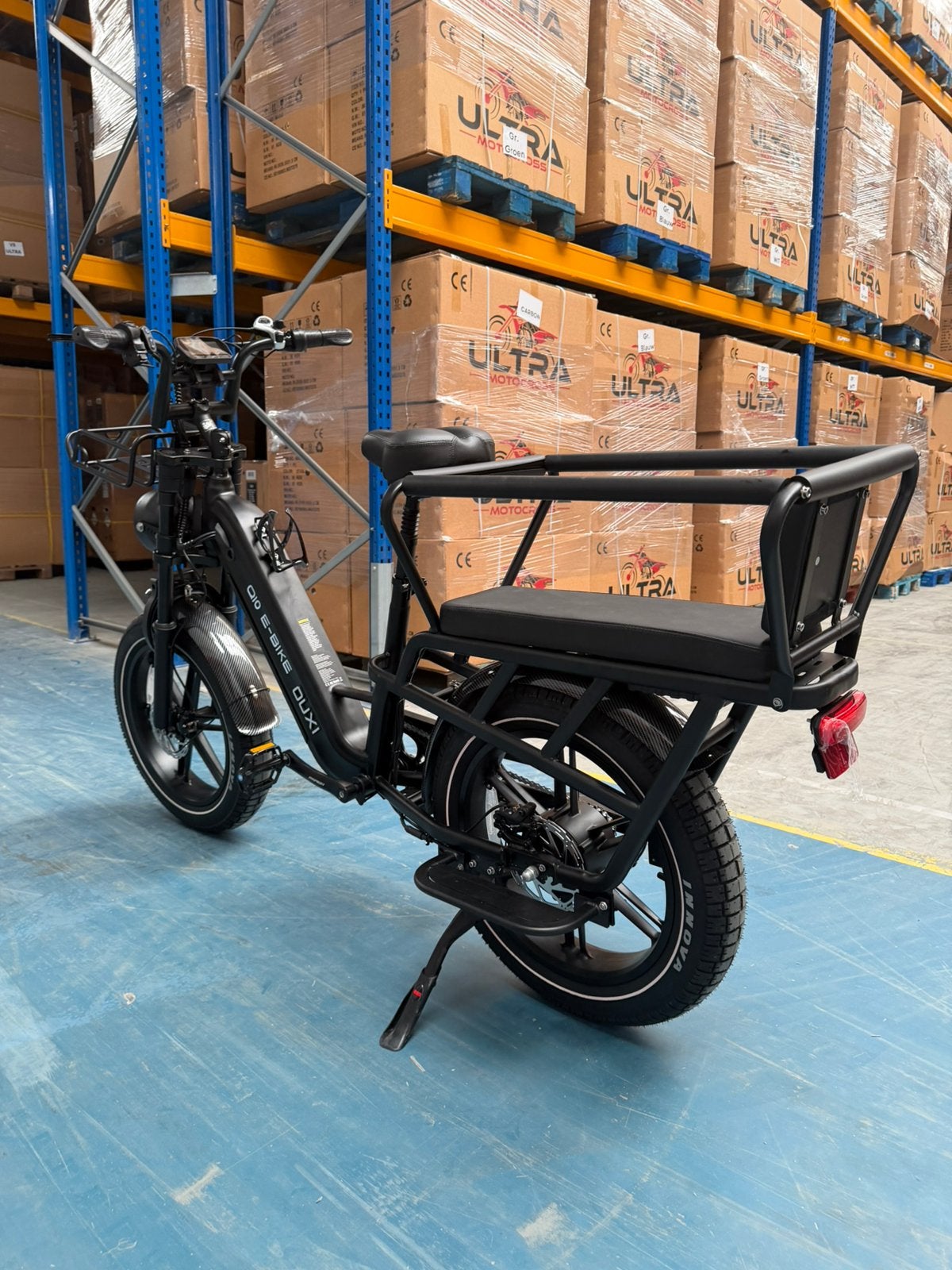 NIEUW & RIJKLAAR Q10 Longtail E-Bike - Kids - Family Edition, 2 zitjes, Nieuw, Ophalen of Verzenden, Schijfrem