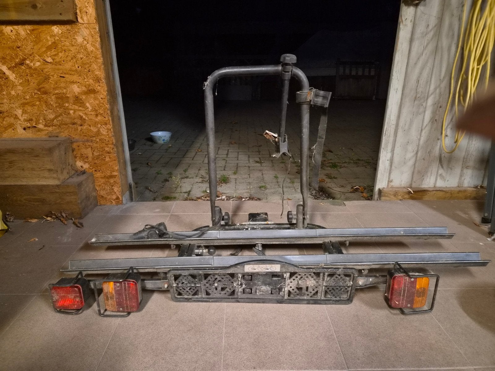 fietsendrager, Ophalen, 2 fietsen, Gebruikt