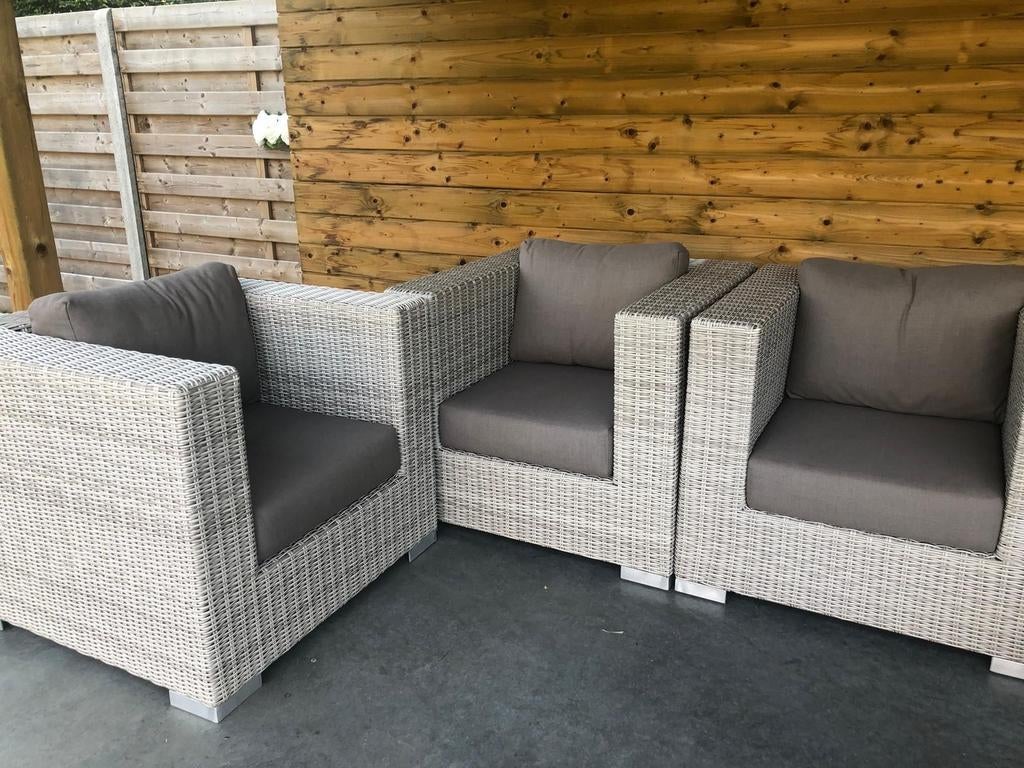 3x 1zit, Tuin en Terras, Tuinsets en Loungesets, Ophalen