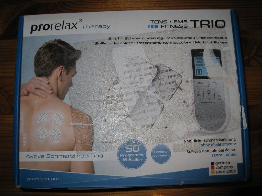 prorelax therapy tems ems fitness elektrostimulatie, Sports & Fitness, Produits de massage, Enlèvement, Comme neuf, Autres types